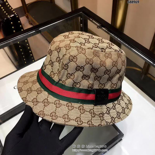 GUCCI古馳 經典款 漁夫帽 688969 LLWJ5771